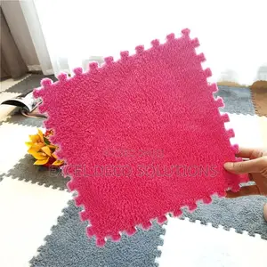 Pink Plush Kids Mats