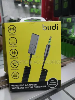 Budi Car Wireless Audio Receiver Bluetooth Receiver