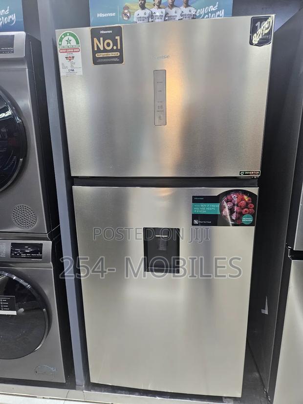 Hisense Top Mount Fridge 510lwith Water Dispenser Ref510dr - thumbnail 2