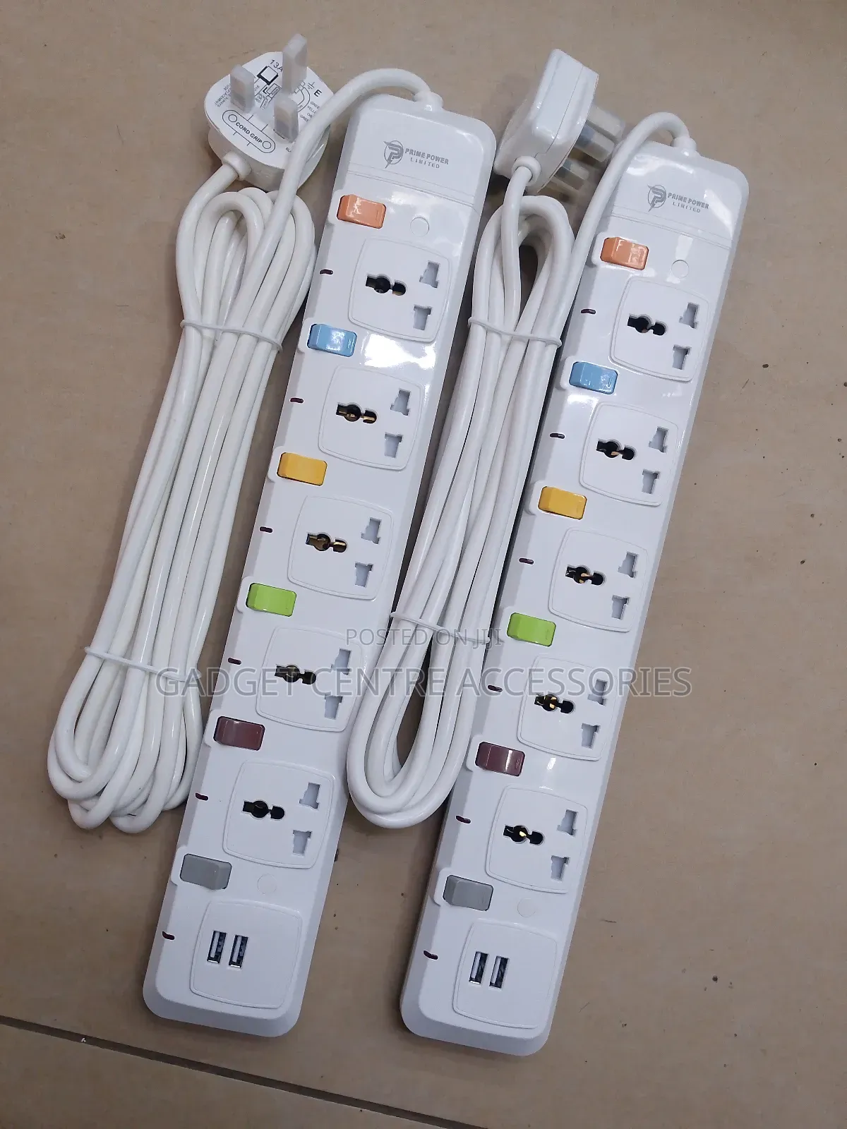 Universal 5 Way 5 Metres Socket Extension