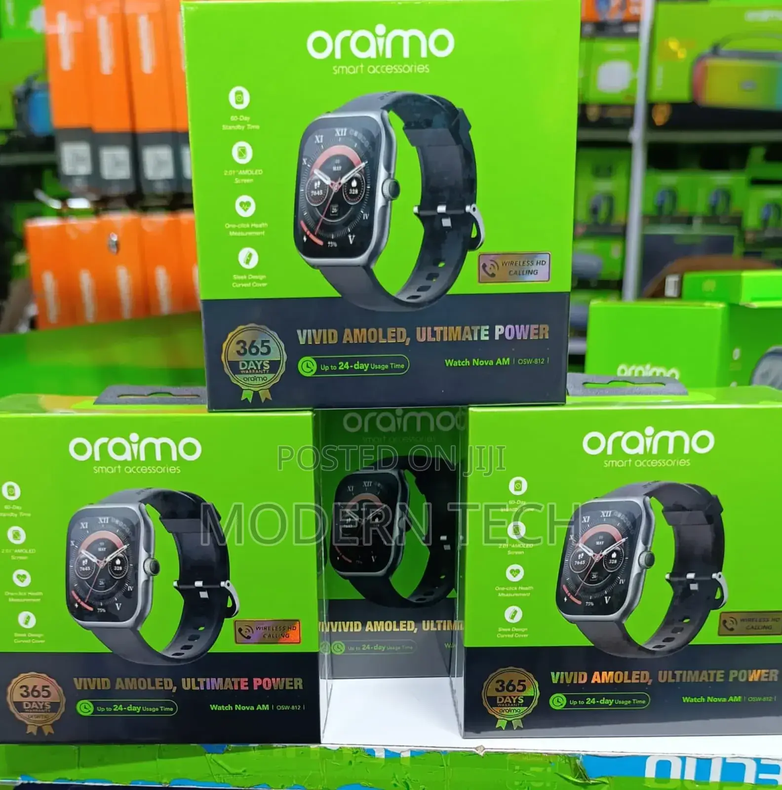 Oraimo Watch Nova AM AMOLED Screen Smart Watch