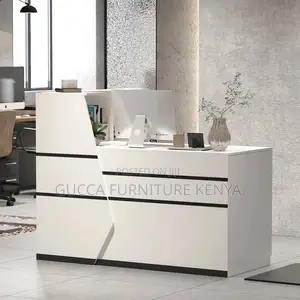 Office Furniture:1600mm L-Shaped Reception Office Desk