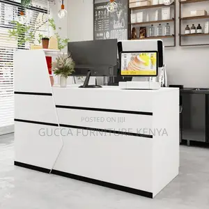 Office Furniture:1600mm L-Shaped Reception Office Desk