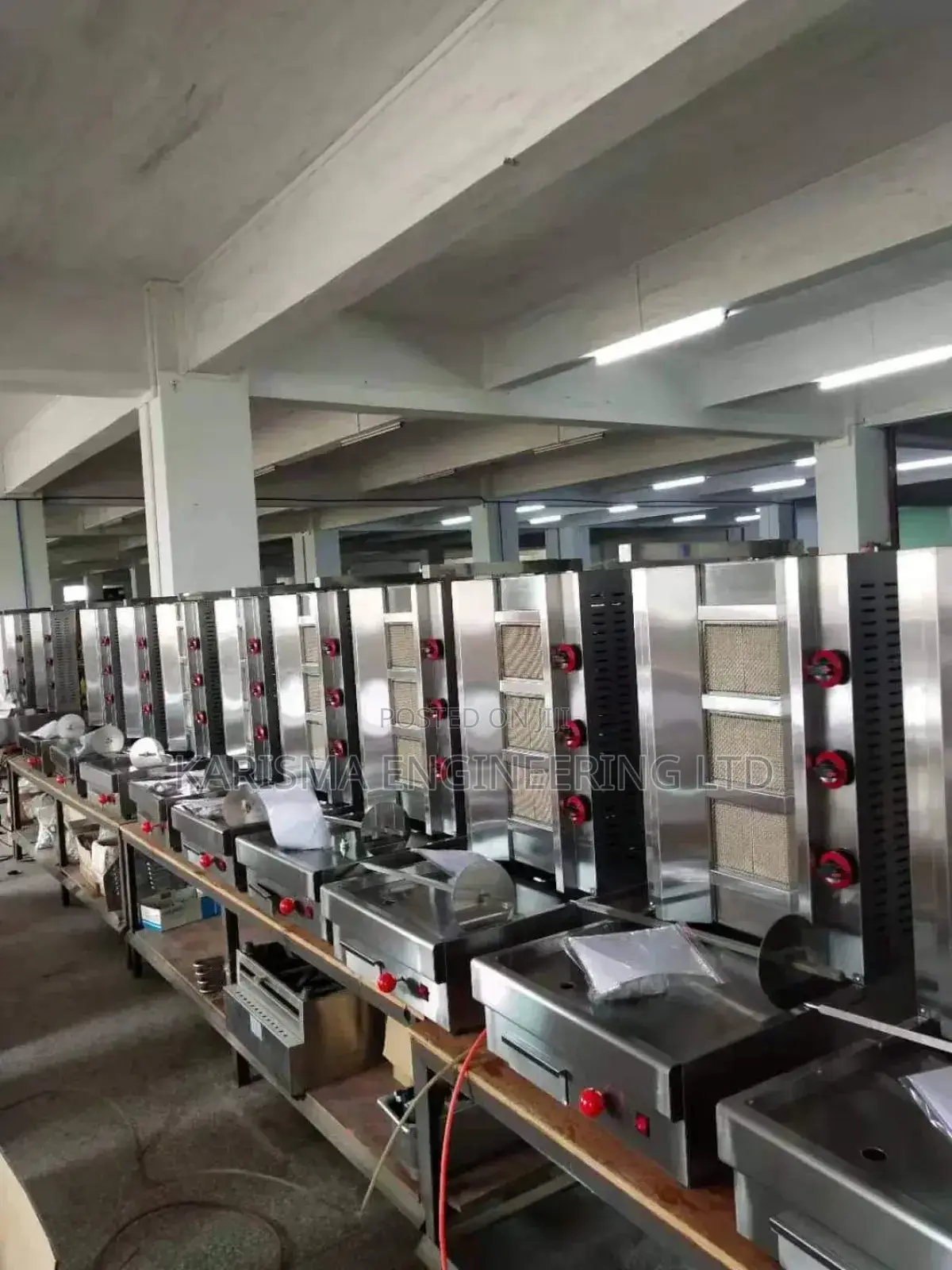 3 Burner Commercial Stainless Steel Shawarma Machine