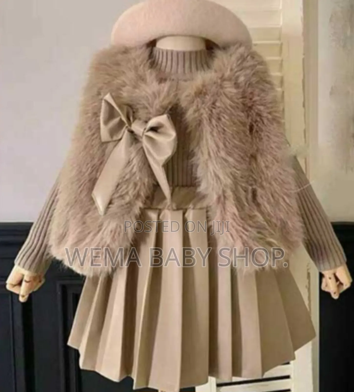 3pcs Girls Dress Set (1 to 6yrs)