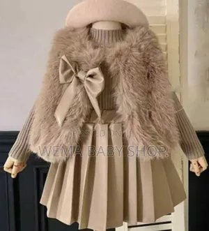 3pcs Girls Dress Set (1 to 6yrs)