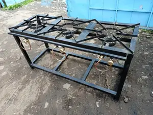 3 Burner Cooker Mild Steel Make