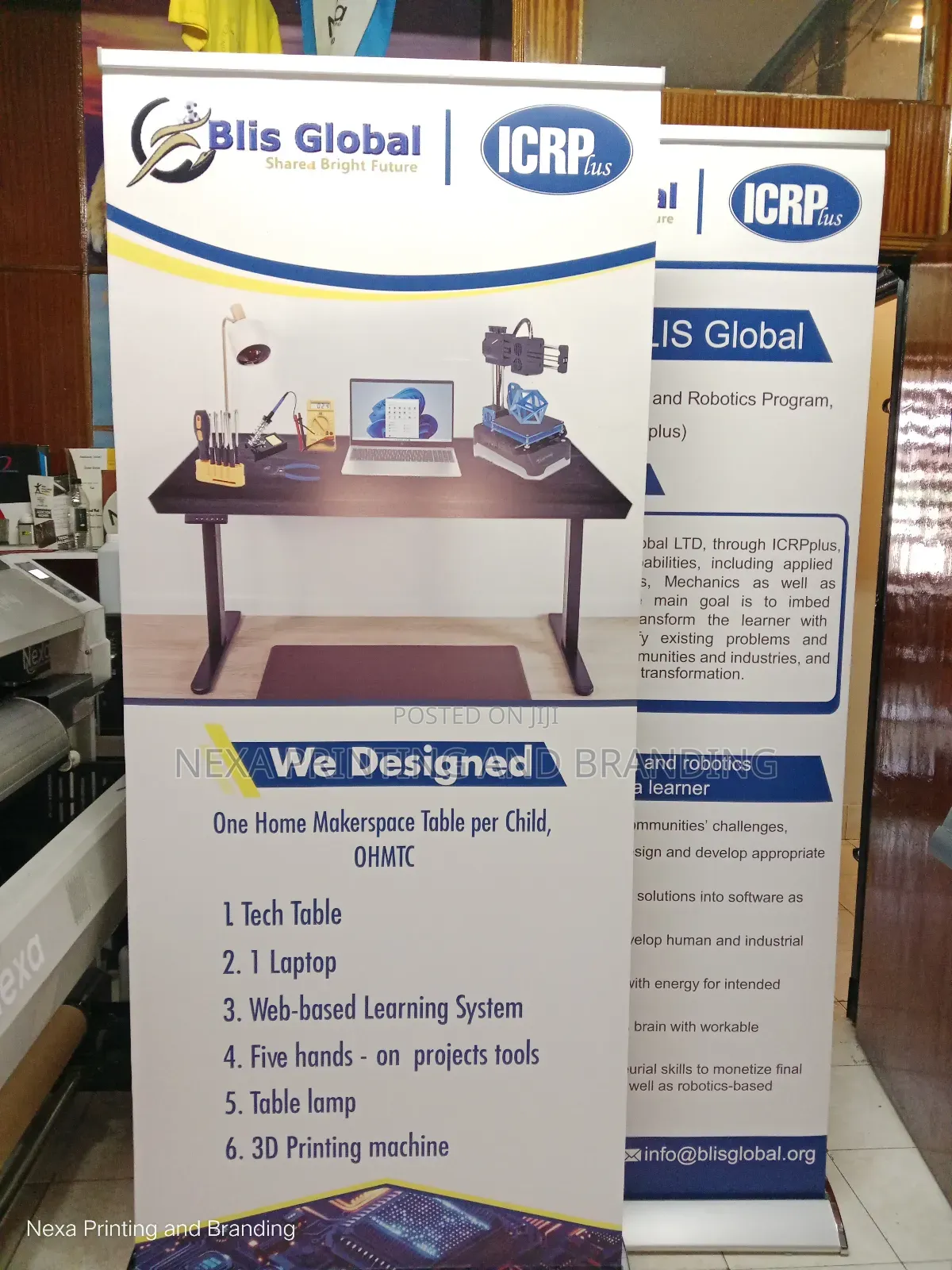 Roll-Up Broadbase Banner 85cm by 200cm