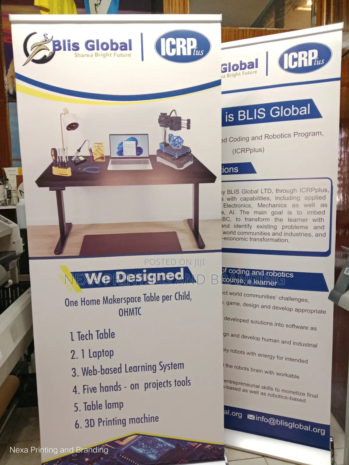 Banner 4.6kgs Aluminium Stand 85cm by 200cm