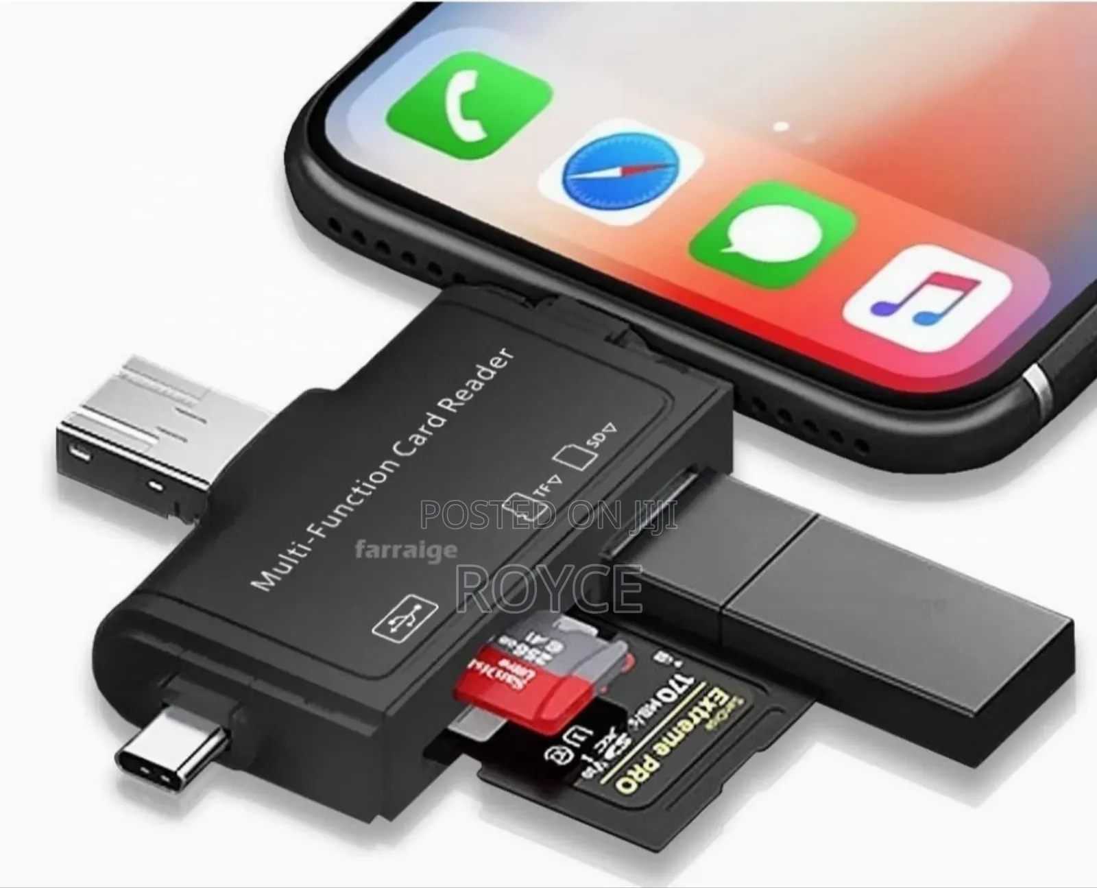 Multifunction Adapter -USB-C/USB-A / Lightning Card Reader