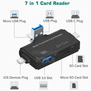 Multifunction Adapter -USB-C/USB-A / Lightning Card Reader