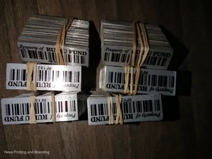 Standard Size Asset Tagging Tags
