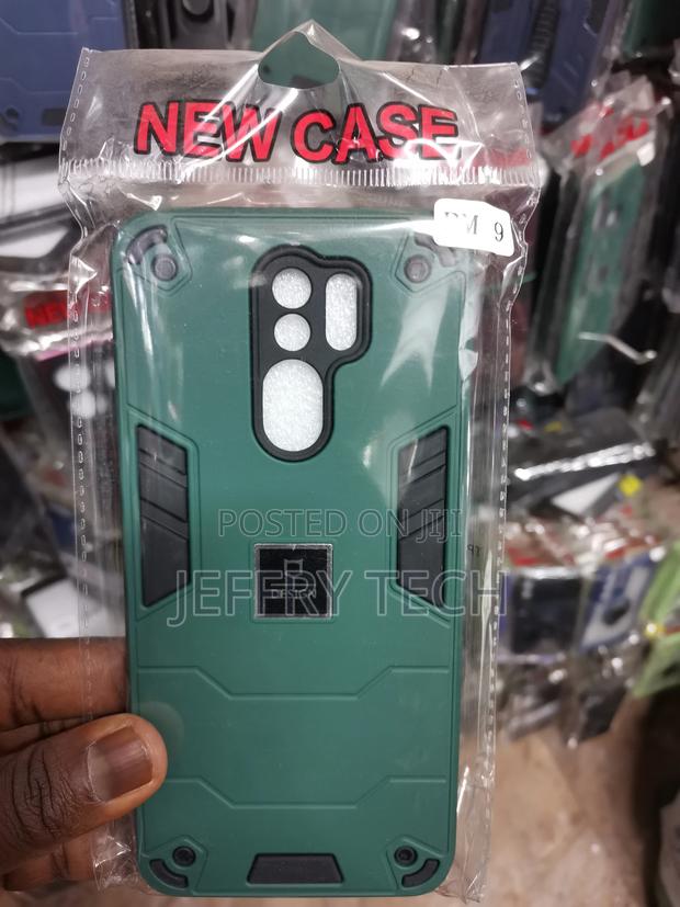 Case for Redmi 9 Hybrid Armor Shockproof Polycarbonate-Green - main view