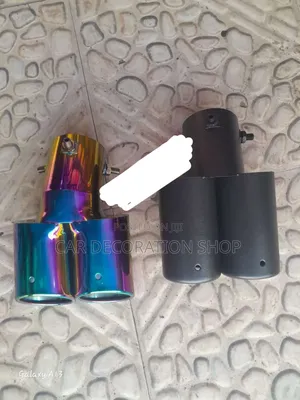 Mini Size Double Exhaust End Tip in Colors