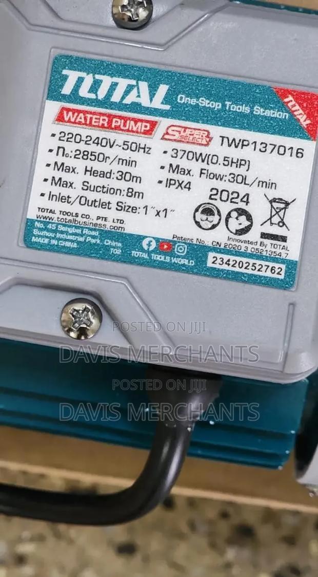 Total 370W Water Pump - thumbnail 2