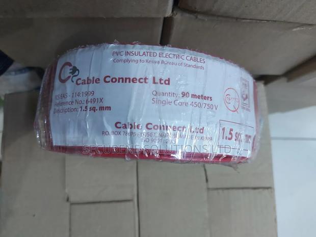 1MM Single Core Cable Red (90 MTR ROLL)Available:In Stock - main view