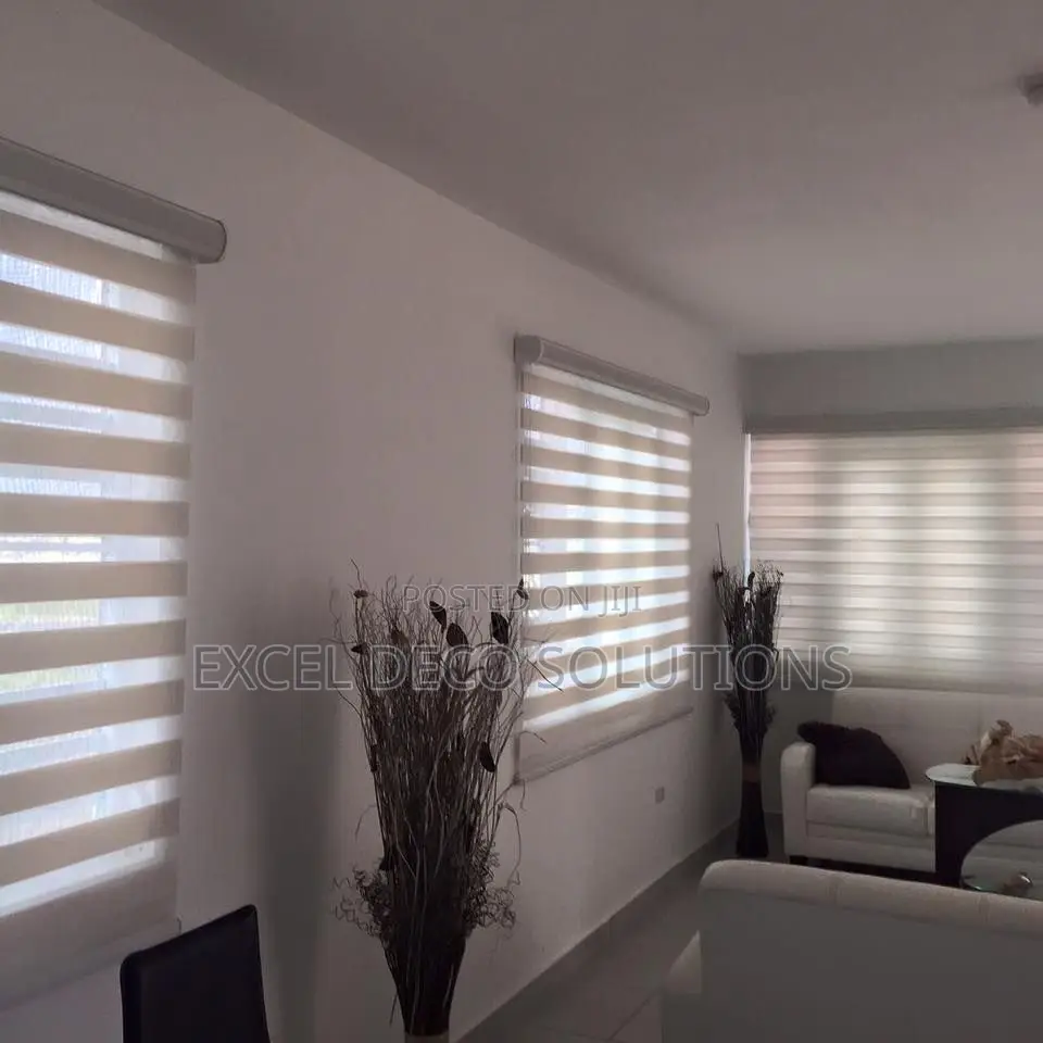 Instant Home Window Covering- Zebra Roller Blinds