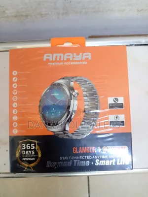 Amaya Glamour 1 Smart Watch With Metallic Straps