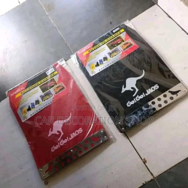 Mudflaps in Black,Red,Blue 4pc Mudflaps Standard Size - main view