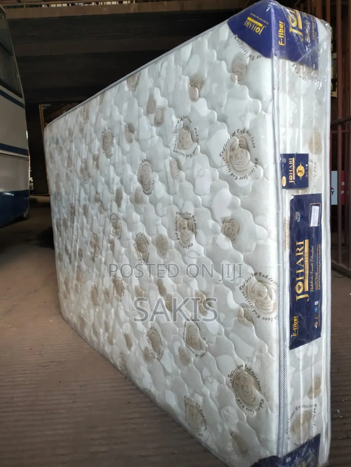 Kwema! 4 X 6 X 8 High Density Quilted Johari Fibre Mattress