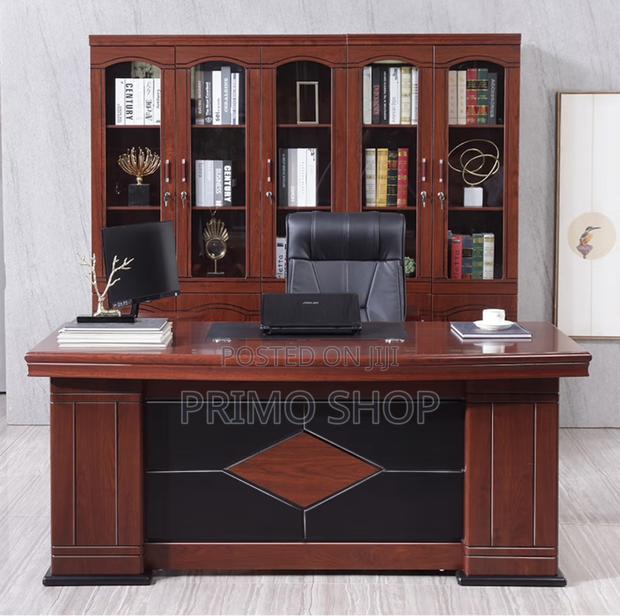1400mm L-Shaped Executive Office Desk With Drawers - main view