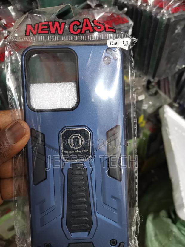 Xiaomi Redmi 12 Shockproof Polycarbonate Hybrid Case-Blue - thumbnail 3