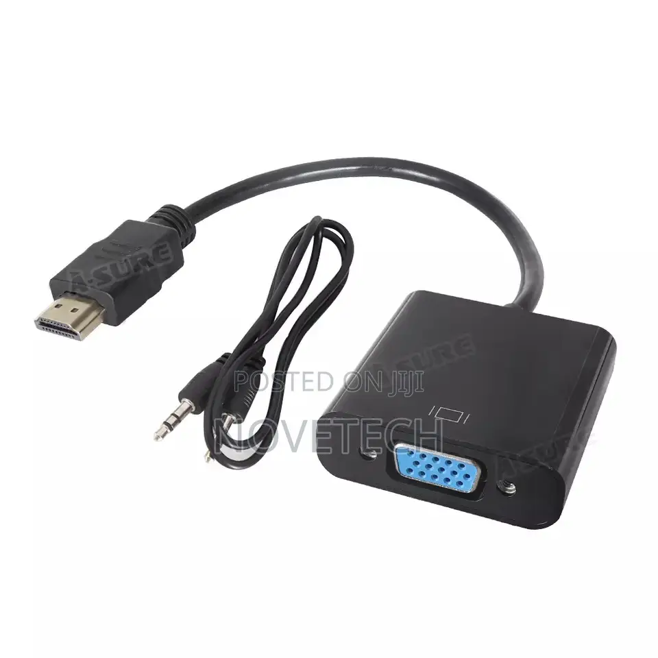 HDMI Input to VGA Output - HDMI to VGA Converter Adapter