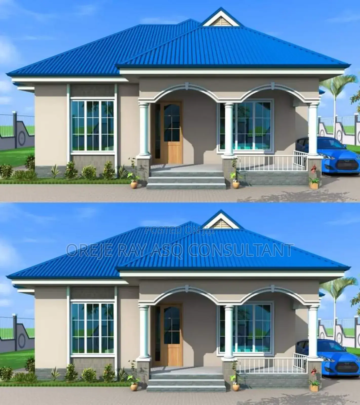 Residential and Commercial Modern House Plan
