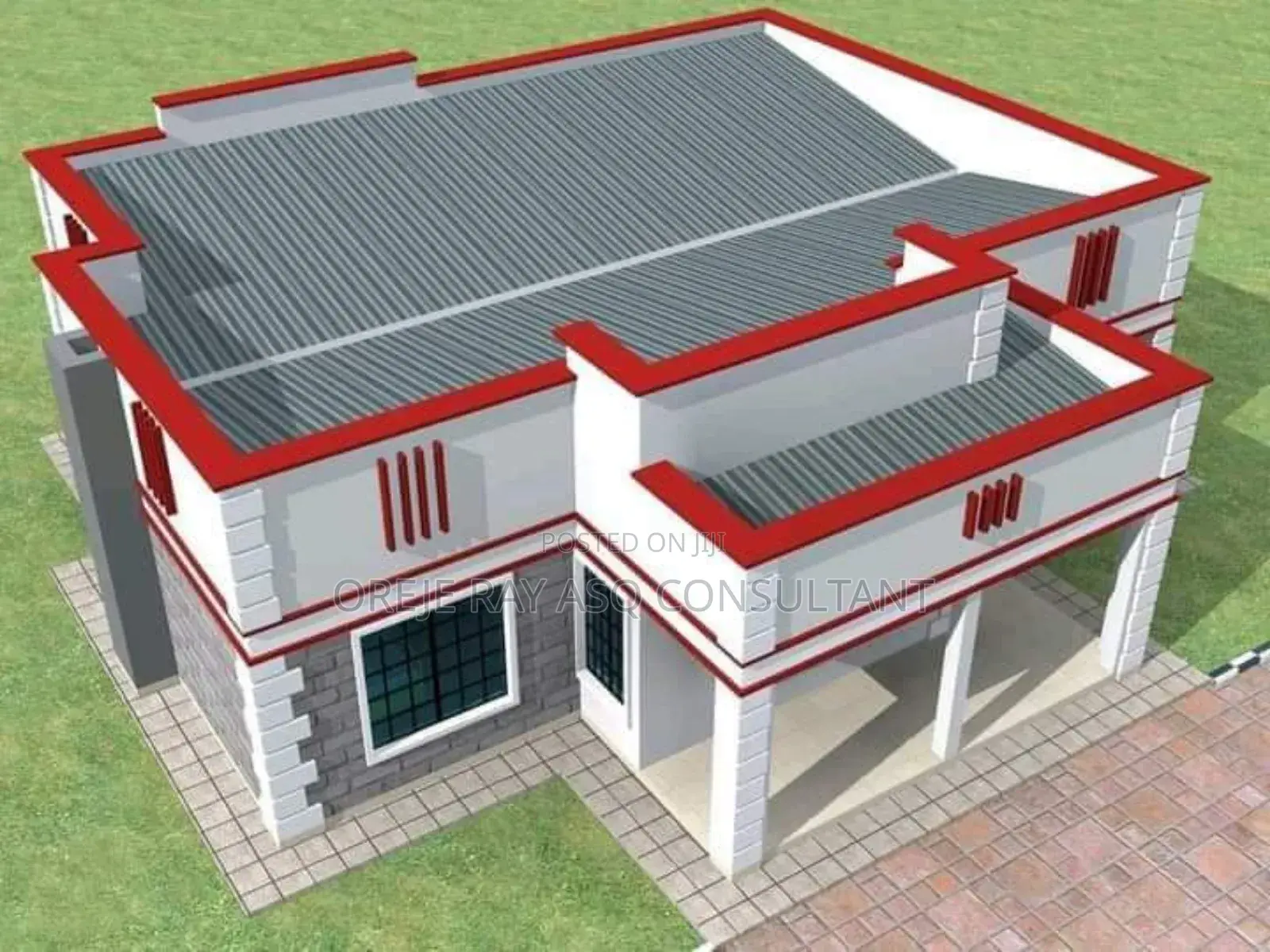 Residential and Commercial Modern House Plan