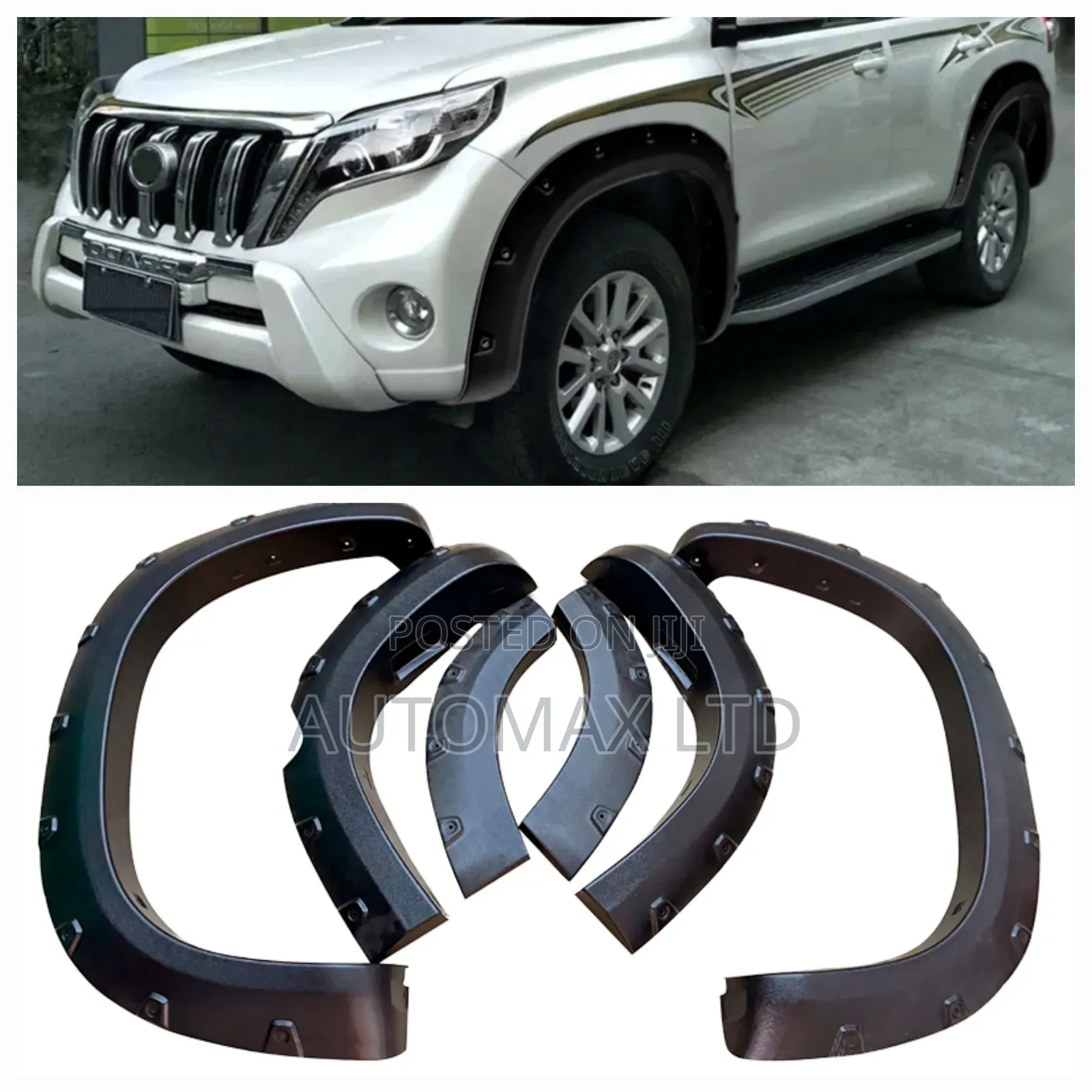 Toyota Prado Land Cruiser Fj150. Yr2010+ Wheel Arch Flares