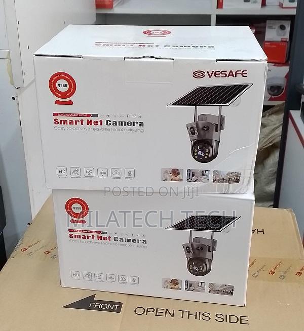 V380 4G Dual Lens PTZ Solar Camera With Simcard