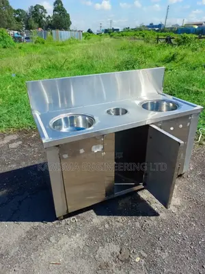 Commercial Stainless Steel Double Sluice Sink