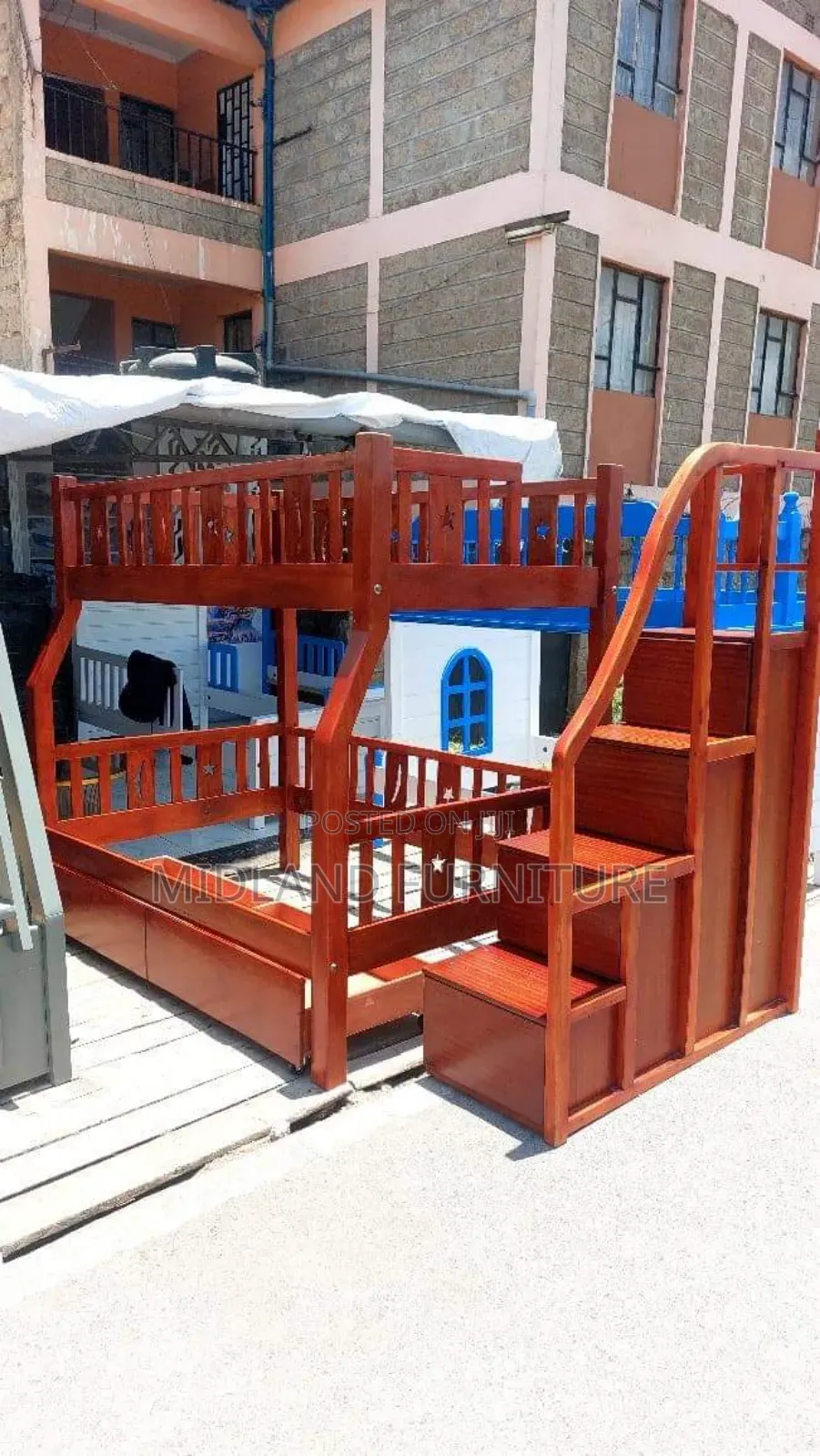 Brown Double Decker Bed