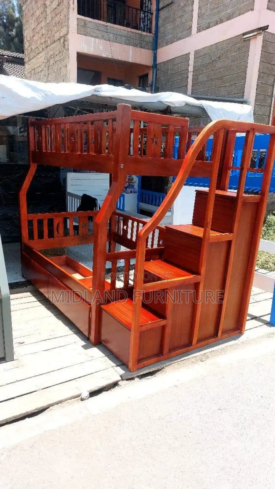 Brown Double Decker Bed