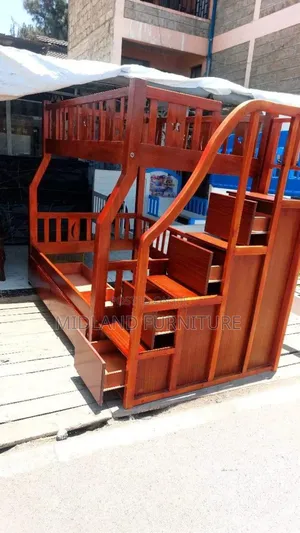 Brown Double Decker Bed