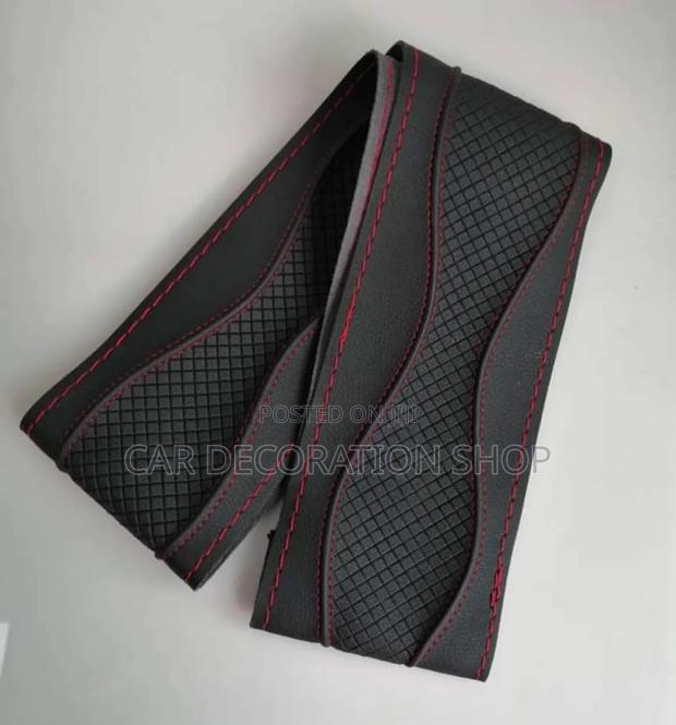 Black Stitches Steering Cover Fits All Car Models