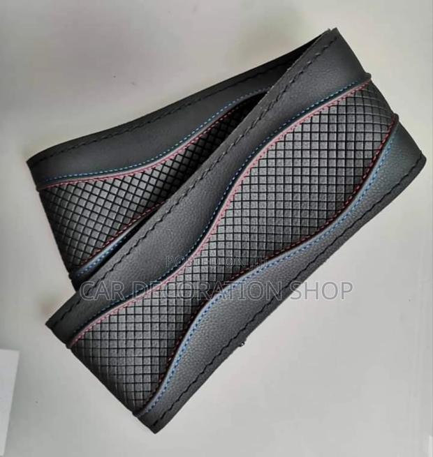 Black Stitches Steering Cover Fits All Car Models - thumbnail 7