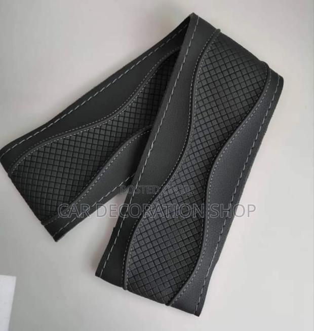 Black Stitches Steering Cover Fits All Car Models - thumbnail 2