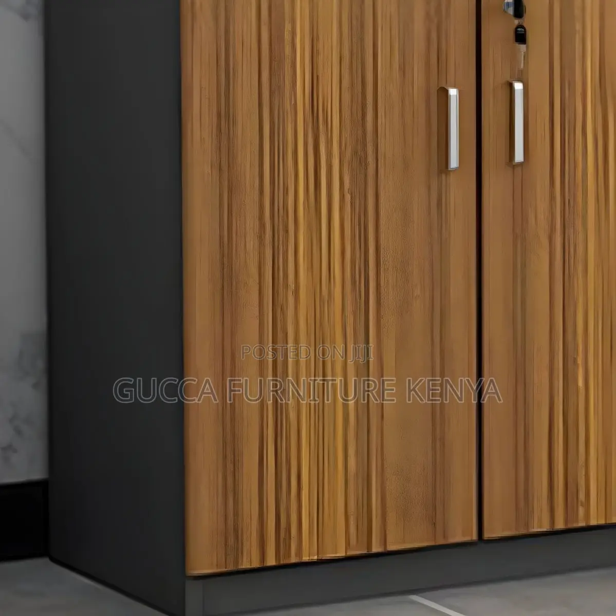 Cabinets:3-Door Wooden Modern Storage Cabinet With Shelves