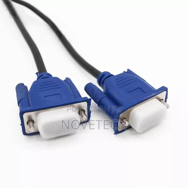 10m VGA Cable Male to Male PC Monitor TV LCD LED TFT Lead UK