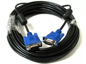 10m VGA Cable Male to Male PC Monitor TV LCD LED TFT Lead UK