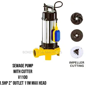 1.5hp Sewage Pump With Cutter