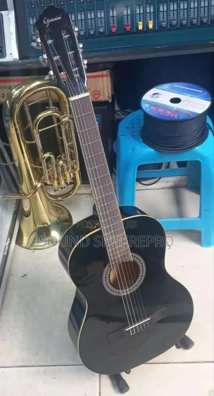 Black Size 39 Classical Guitar