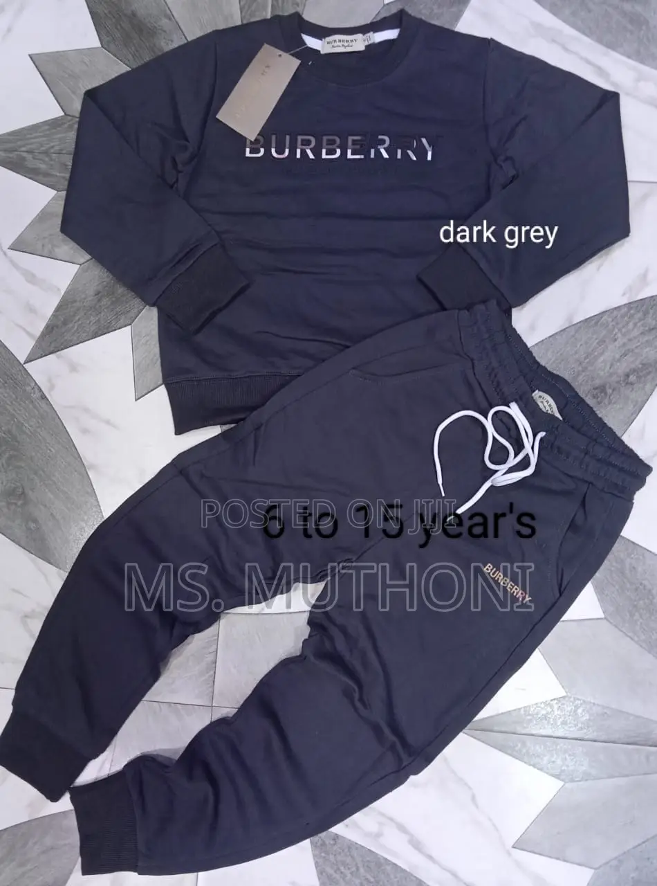 Burberry Kids 2 Pc Tracksuits Available (6-15 Yrs )