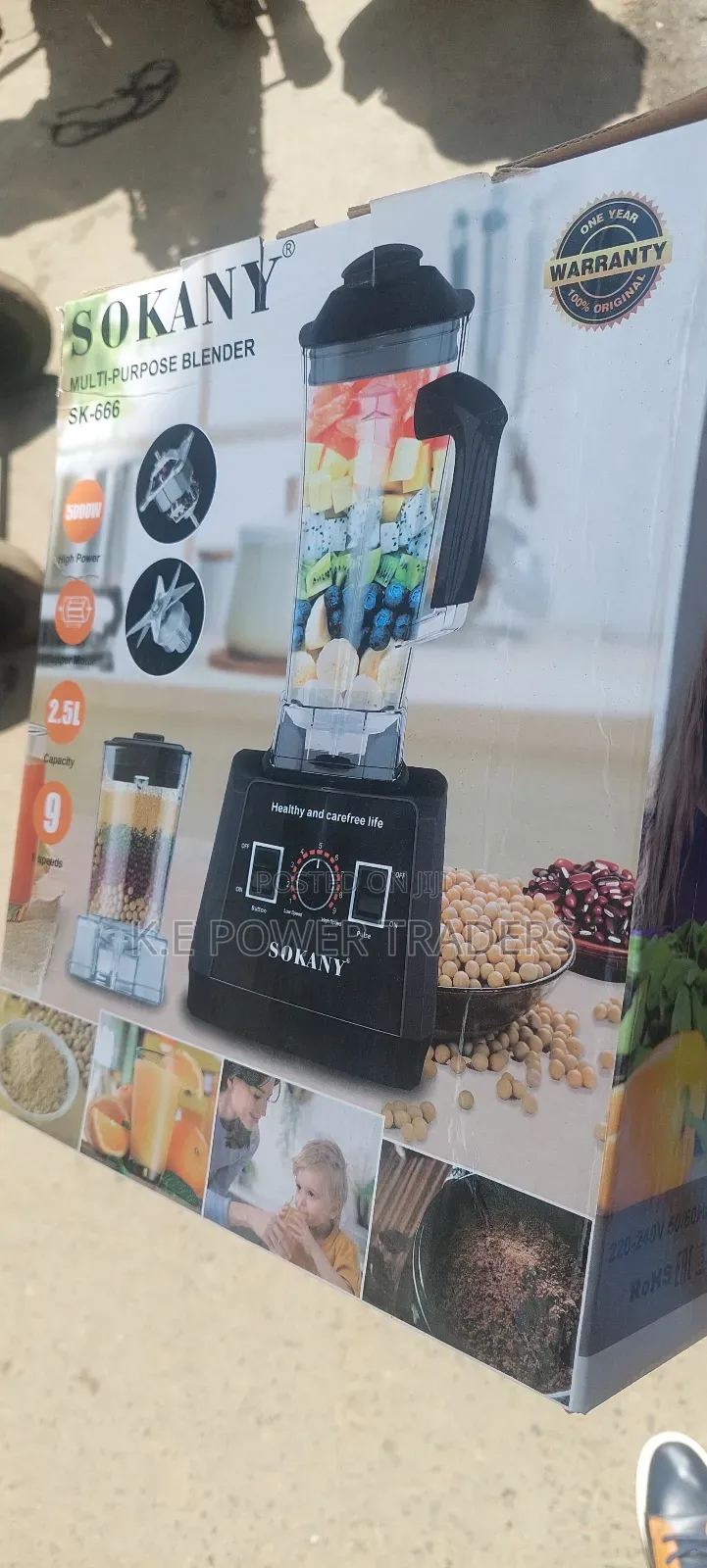 2. 5 Litre Sokany Multipurpose Blender