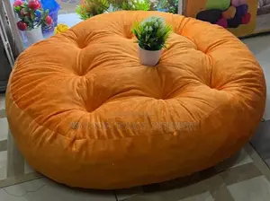 Round Velvet Floor Pillow