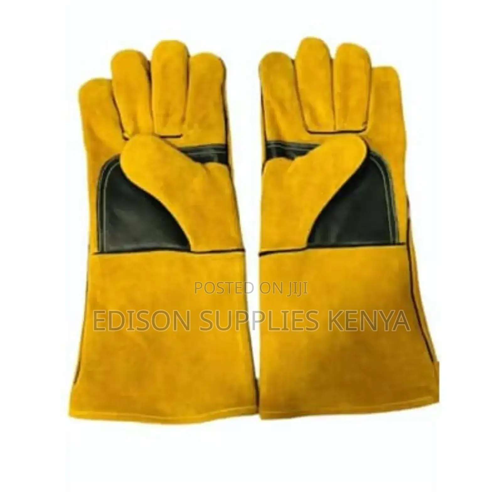 Tolsen Welding Gloves Industrial Yellow Leather Welder Glove