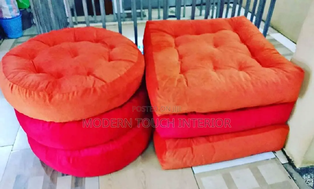 Modern Round Floor Pillows