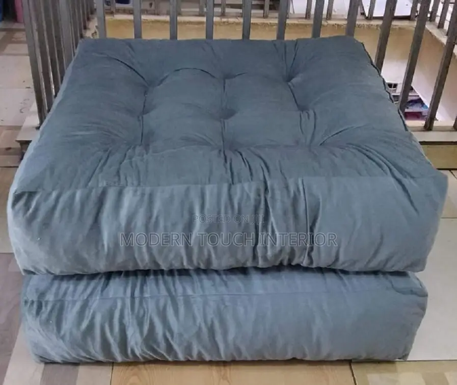 Grey Square Floor Pillows