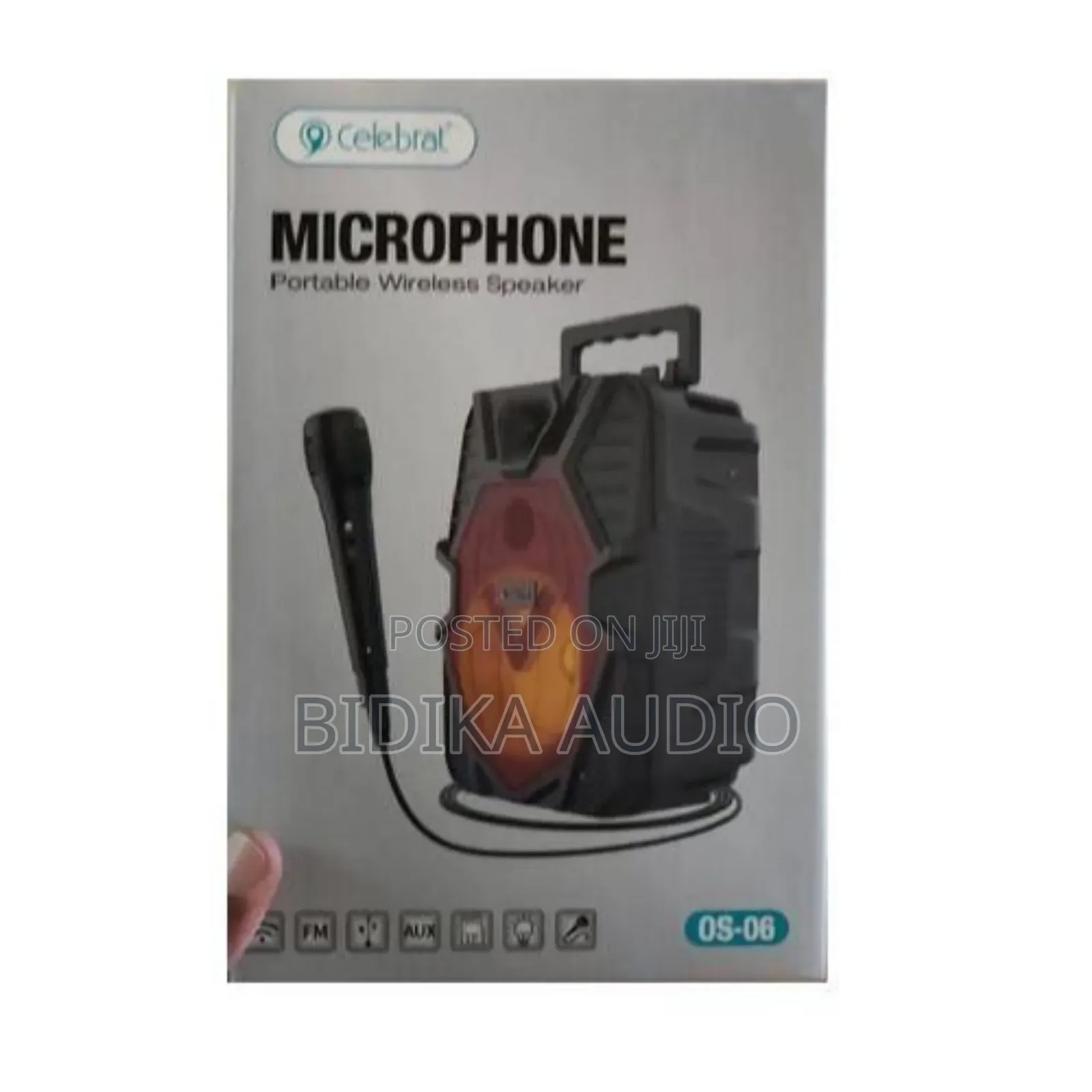 Celebrat MICROPHONE Portable Wireless Speaker